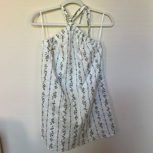 Reformation Linen halter dress